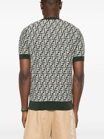 FF-motif knitted jumper