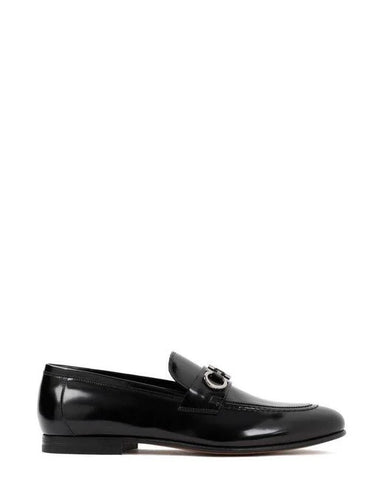 Men's Gancini-buckle Slip-on Loafers