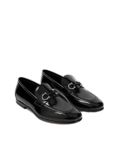 Men's Gancini-buckle Slip-on Loafers