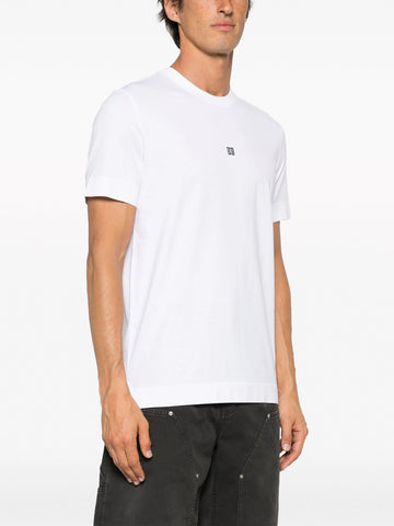 logo-embroidered cotton T-shirt