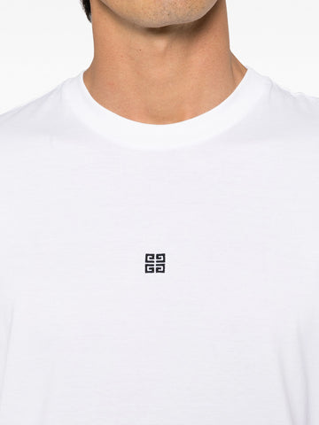 logo-embroidered cotton T-shirt