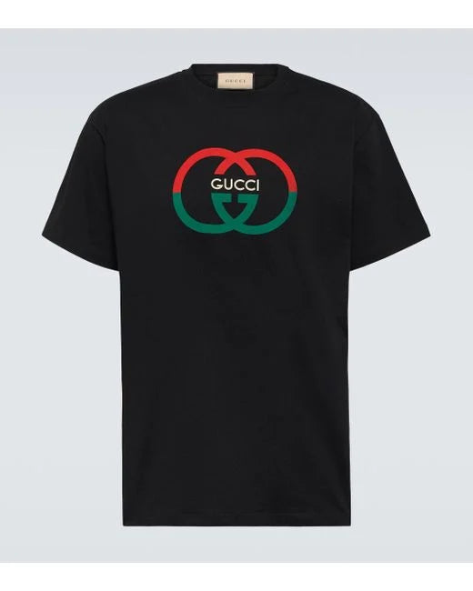 Interlocking G-print Crewneck Cotton-jersey T-shirt