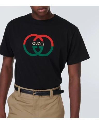 Interlocking G-print Crewneck Cotton-jersey T-shirt