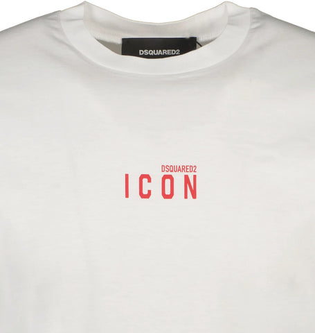 Icon T-shirt White Red
