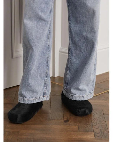 Men's Fussbett Calf Hair Mules