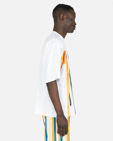 Dripping Logo T-Shirt in Maize