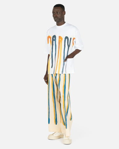 Dripping Logo T-Shirt in Maize