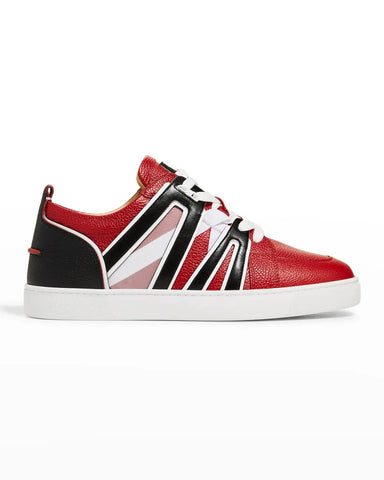 Vida Viva Red Sole Caged Low-Top Sneakers