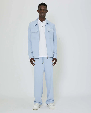 Pants with embroidered logo on the back