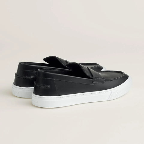 Street Style Plain Leather Loafers