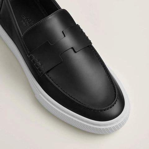 Street Style Plain Leather Loafers