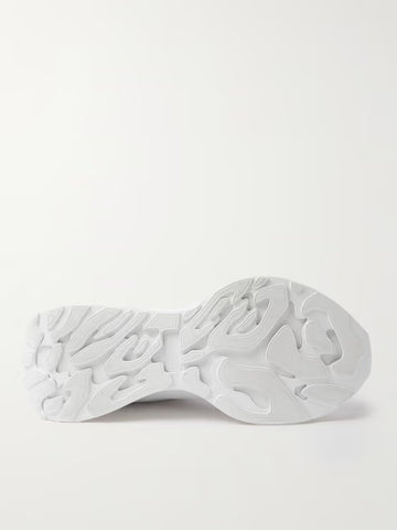 Sprint Runner Exaggerated-Sole Logo-Embossed Leather Sneakers